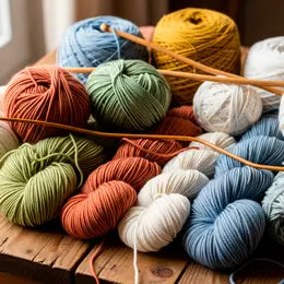 Collection of yarns for knitting