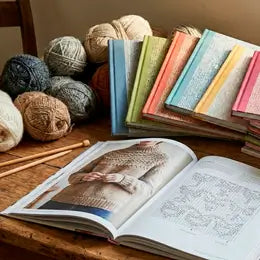 Craft books collection for learning to knit
