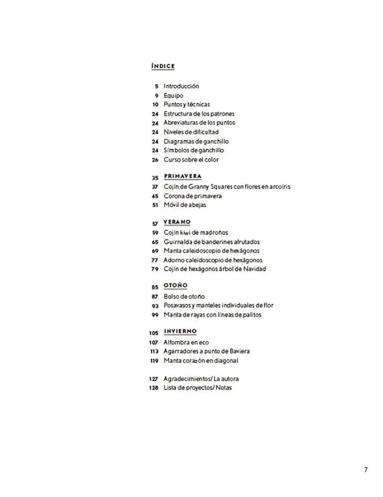 Libro: 12 meses de ganchillo con REDAGAPE - Interior 2