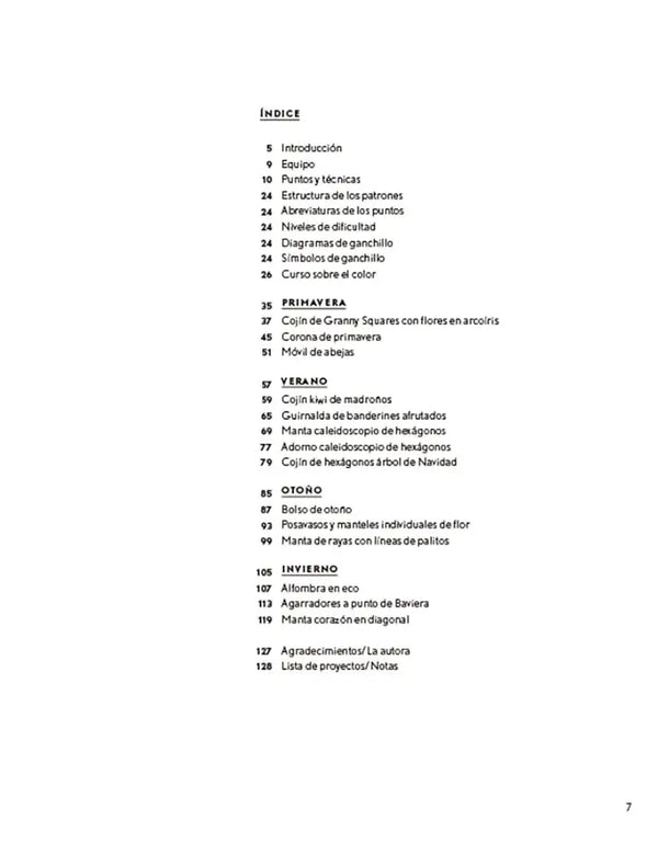 Libro: 12 meses de ganchillo con REDAGAPE - Interior 2