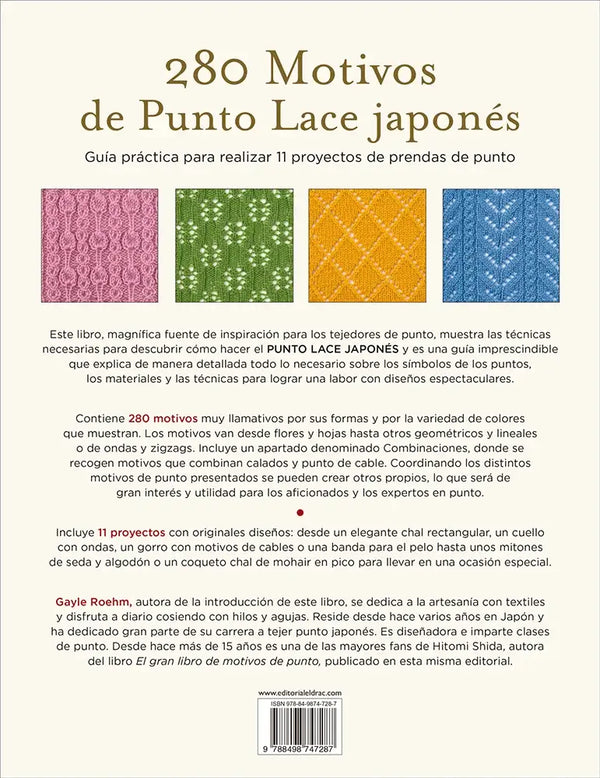 Libro: 280 motivos de Punto Lace japonés - Interior 12
