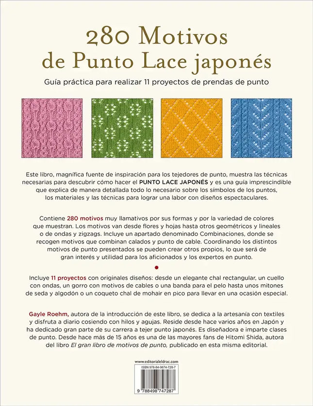 Libro: 280 motivos de Punto Lace japonés - Interior 12