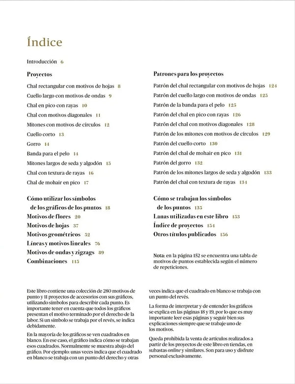 Libro: 280 motivos de Punto Lace japonés - Interior 2