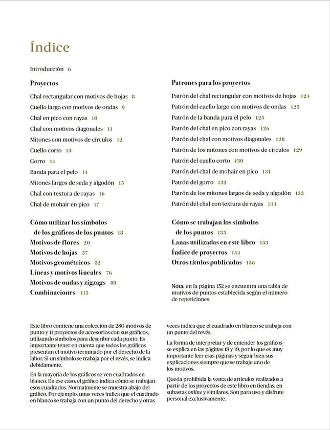 Libro: 280 motivos de Punto Lace japonés - Interior 2