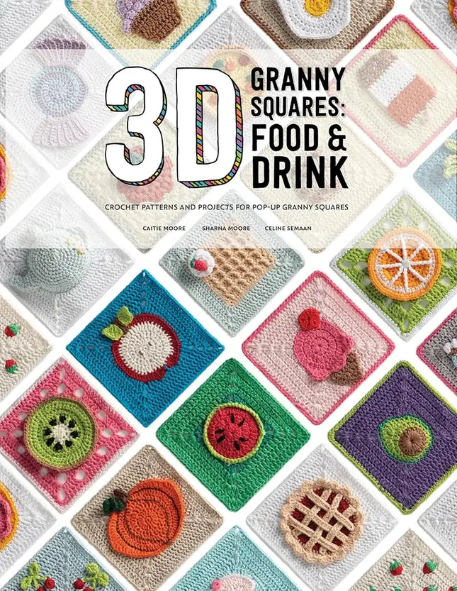3D Granny Squares: Food and Drink - Portada