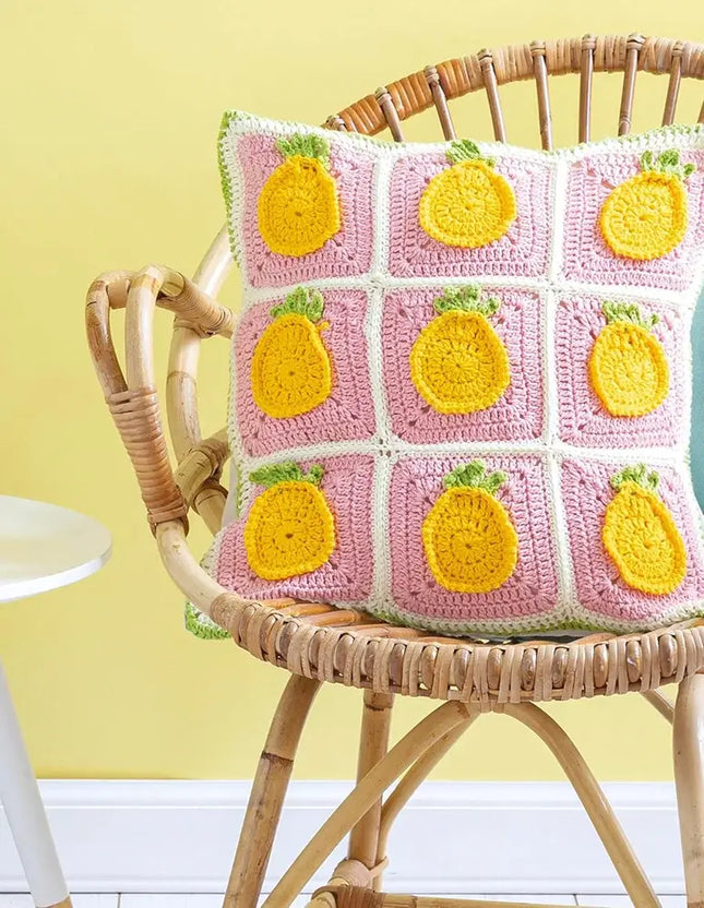 3D Granny Squares: Food and Drink - Cojín