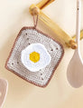 3D Granny Squares: Food and Drink - Paño de cocina