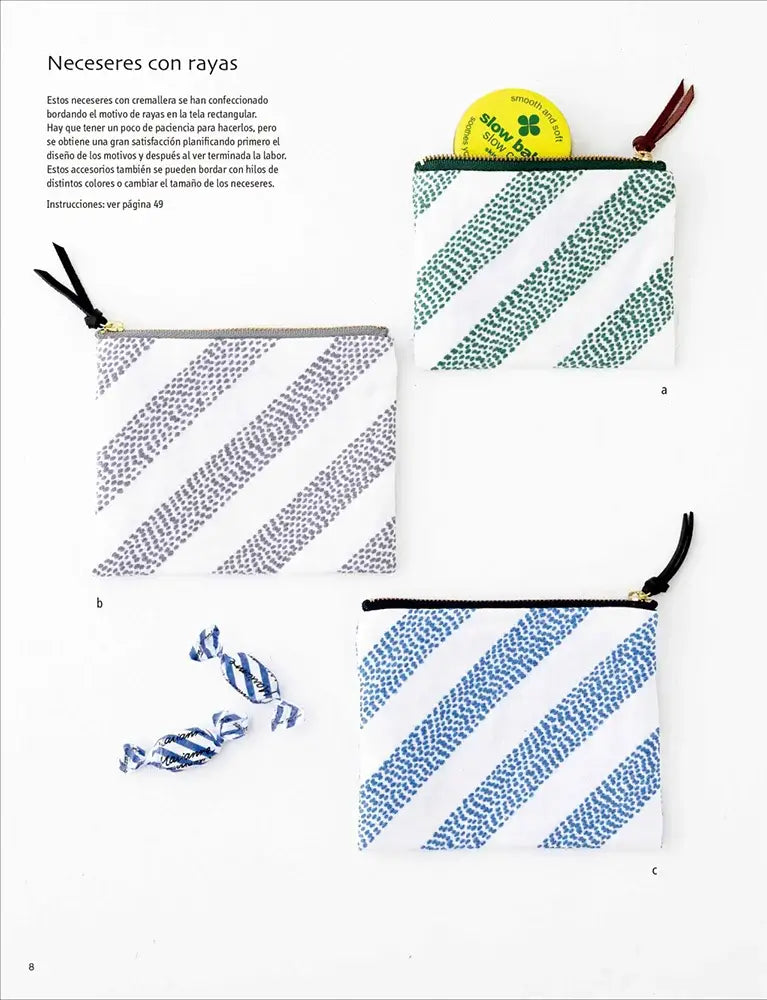 Accesorios de sashiko y patchwork  - Neceseres