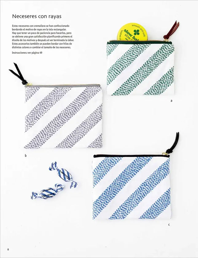 Accesorios de sashiko y patchwork  - Neceseres