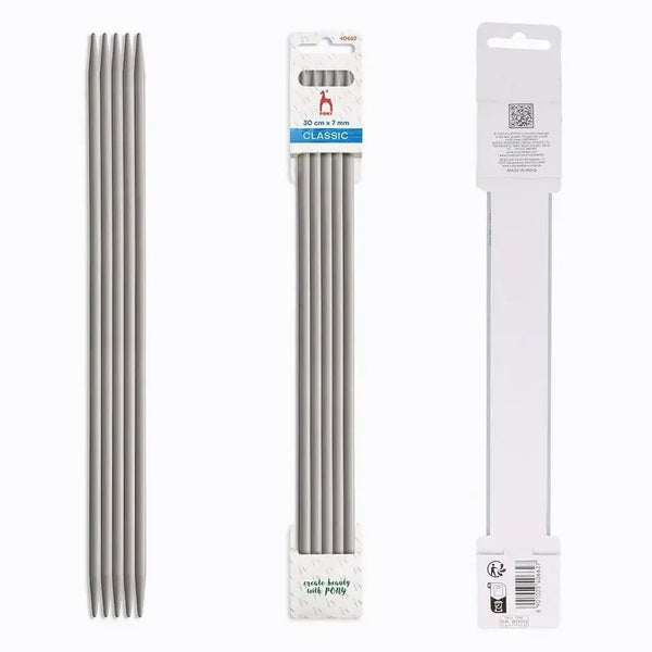Agujas de Doble Punta Pony Classic - 30 cm 7 mm
