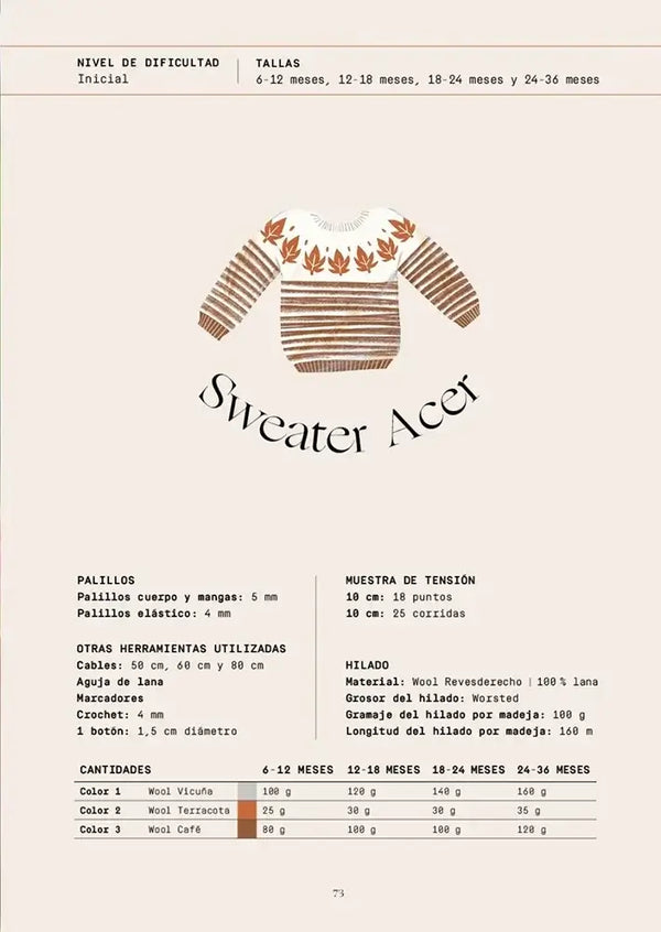 Libro: Botánico. Tejer jacquard - Interior 2