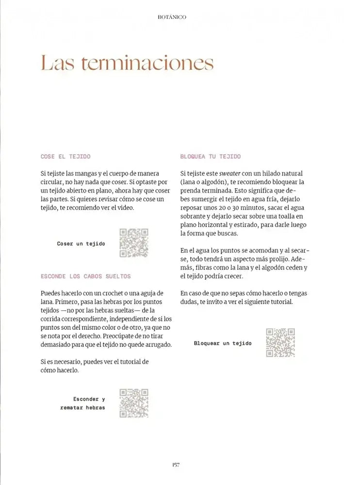 Libro: Botánico. Tejer jacquard - Interior 6