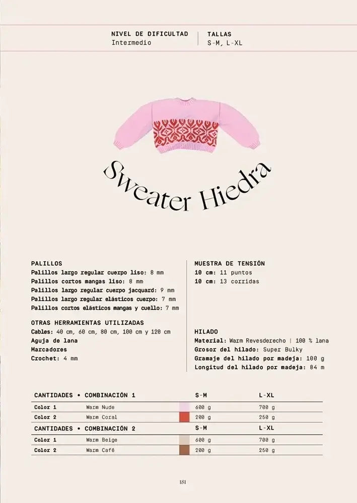 Libro: Botánico. Tejer jacquard - Interior 8