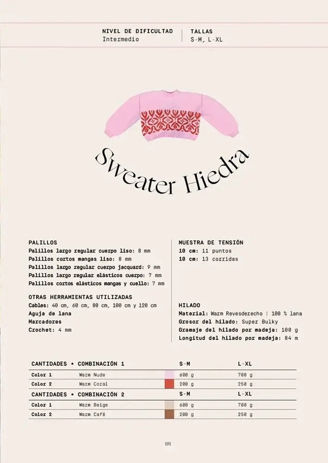 Libro: Botánico. Tejer jacquard - Interior 8