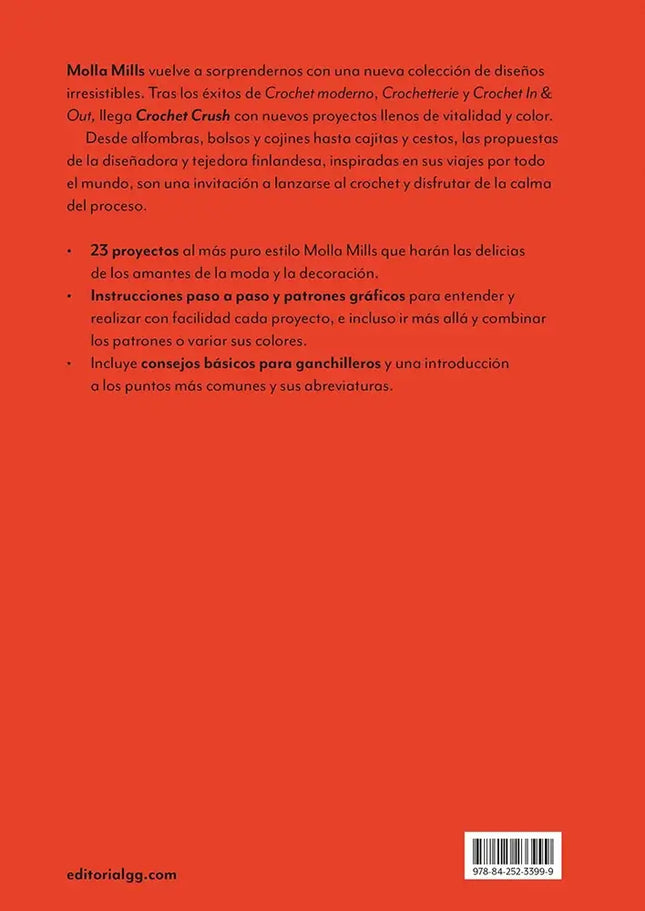 Libro: Crochet crush - Contraportada