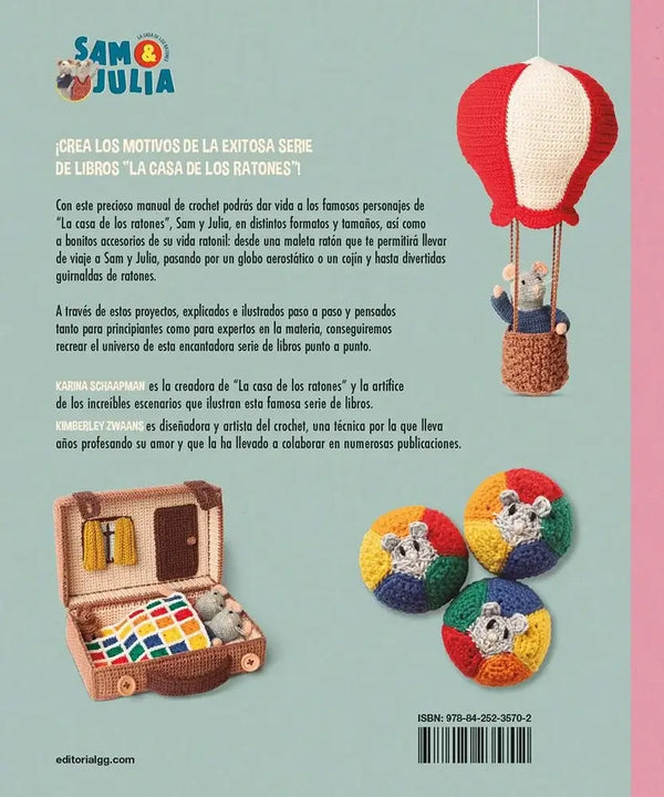 Libro: Crochet con Sam y Julia - La casa de los ratones - Contraportada