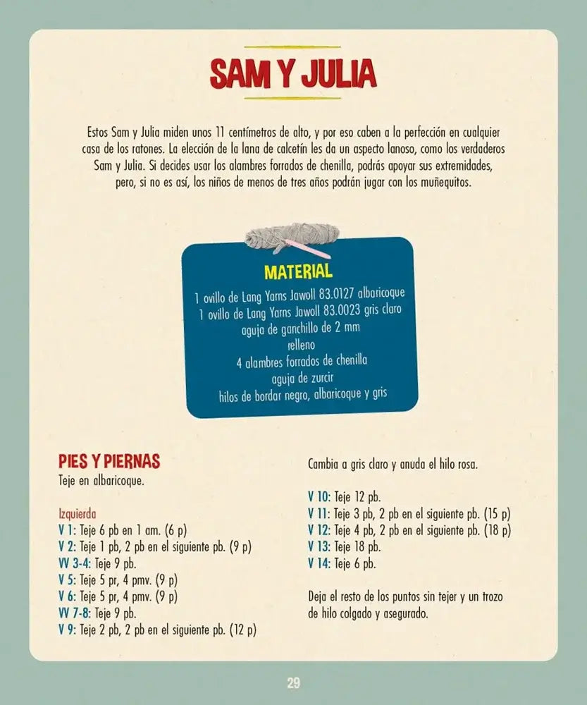 Libro: Crochet con Sam y Julia - La casa de los ratones - Interior 2