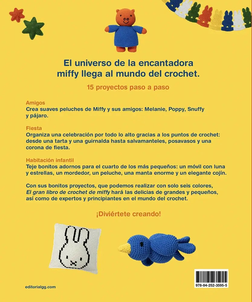 Libro: El gran libro de crochet de miffy - Contraportada