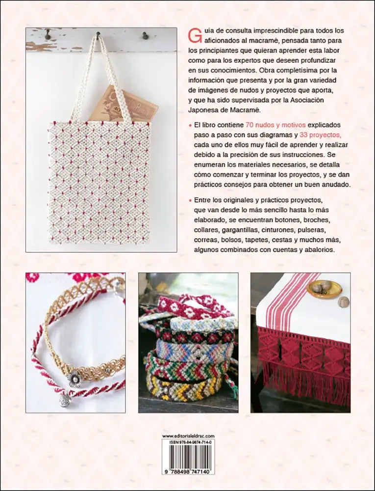 El gran libro del macramé - Contraportada