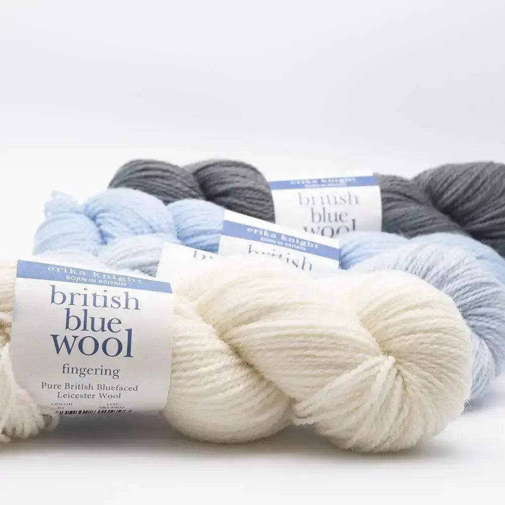 Erika Knight - British Blue Wool Fingering - Detalle 1