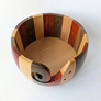 Cuenco de madera de tricolor para lana - Garmon - Vista superior