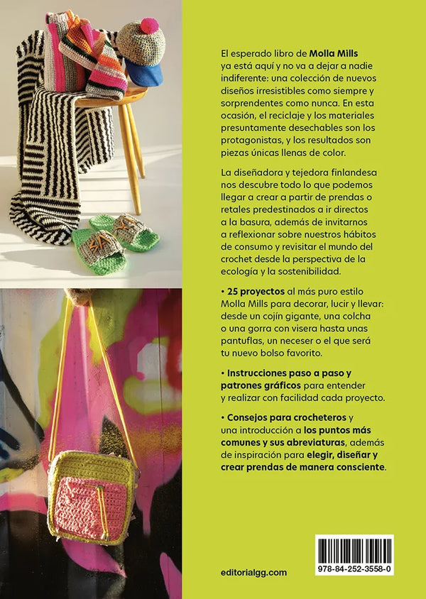 Libro: Garbage Can-Can - Deshacer, reciclar y tejer - Contraportada