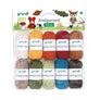 GRÜNDL - Packs miniovillos para Amigurumi - Combinación de colores NATURE (1299-3)
