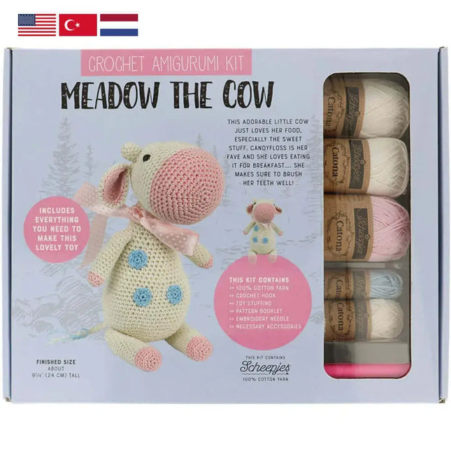 SCHEEPJES - Kit Tuva amigurumi Meadow the Cow - 1