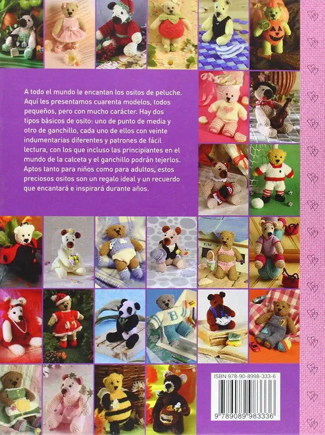 Ositos para punto y ganchillo - Contraportada