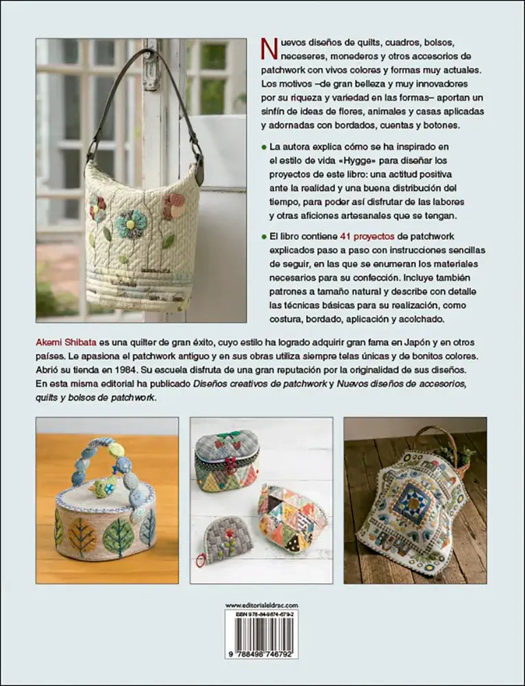 Patchwork japonés con diseños actuales - Contraportada
