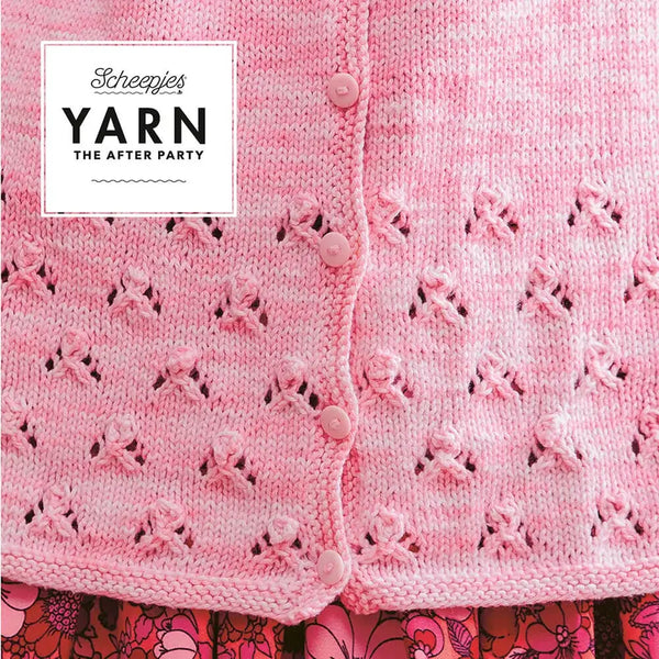 Patrón impreso YARN The After Party nº 100 – Rose Bud Cardigan (Scheepjes) - Detalle 3