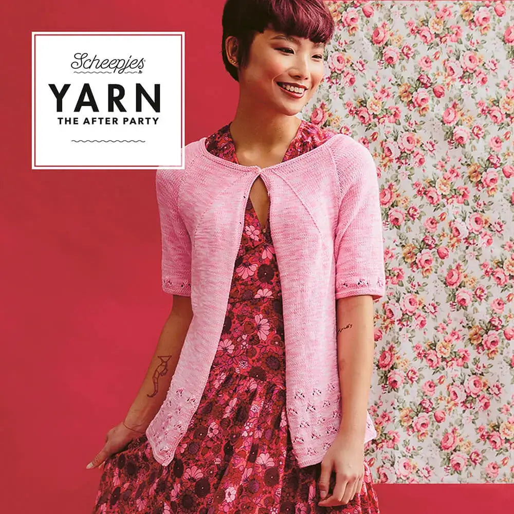 Patrón impreso YARN The After Party nº 100 – Rose Bud Cardigan (Scheepjes) - Detalle 5