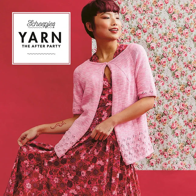 Patrón impreso YARN The After Party nº 100 – Rose Bud Cardigan (Scheepjes) - Detalle 6