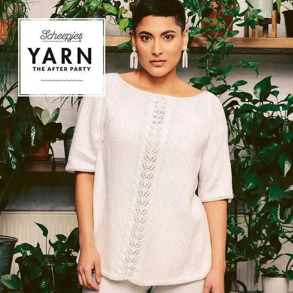 Patrón impreso YARN The After Party nº 104 – Column of Leaves Top (Scheepjes) - Detalle 3