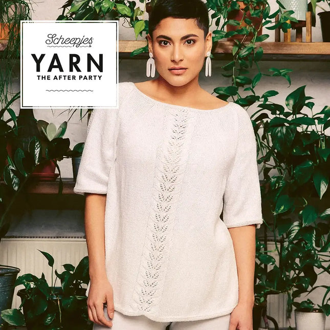 Patrón impreso YARN The After Party nº 104 – Column of Leaves Top (Scheepjes) - Detalle 3