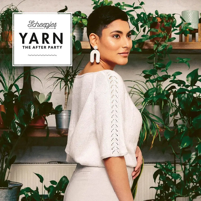 Patrón impreso YARN The After Party nº 104 – Column of Leaves Top (Scheepjes) - Detalle 5