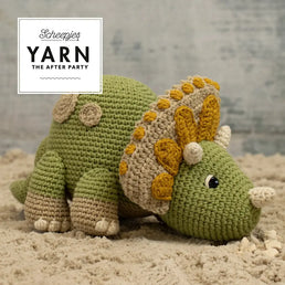 Patrón impreso YARN The After Party nº 105 – Trico the Triceratops (Scheepjes) - Detalle 1