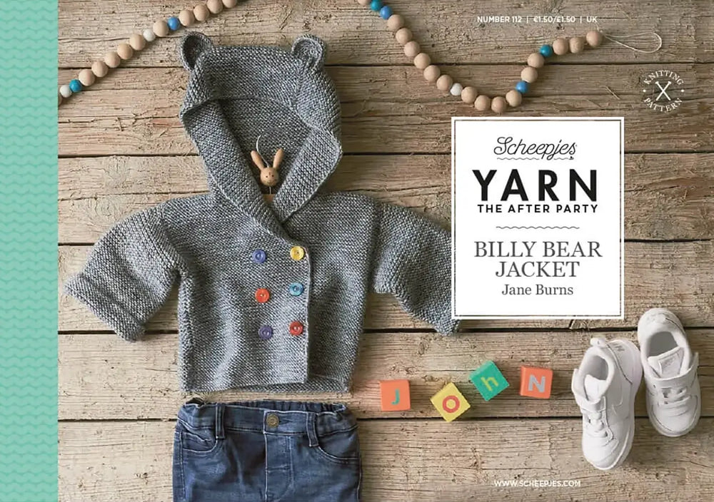Patrón impreso YARN The After Party nº 112 – Billy Bear Jacket (Scheepjes) - Portada libreto