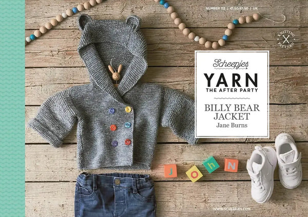 Patrón impreso YARN The After Party nº 112 – Billy Bear Jacket (Scheepjes) - Portada libreto