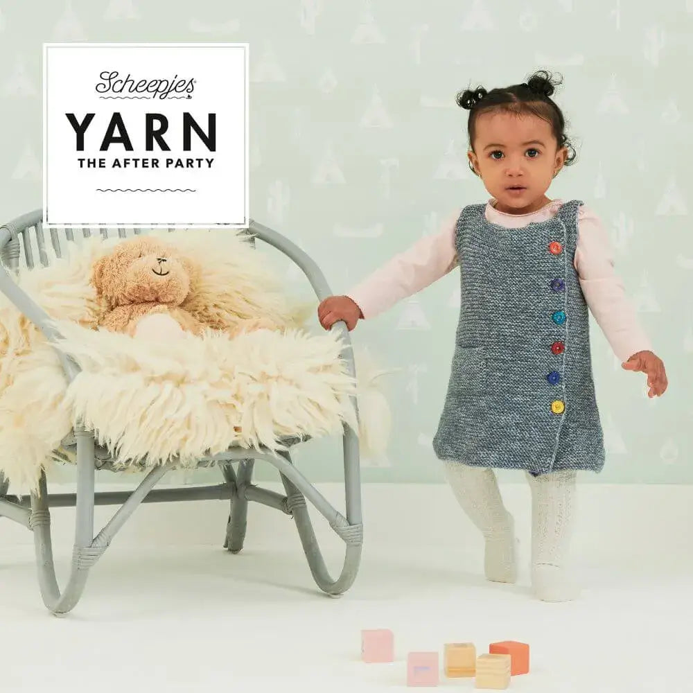 Patrón impreso YARN The After Party nº 113 – Cute as a Button Pinafore (Scheepjes) - Detalle 5