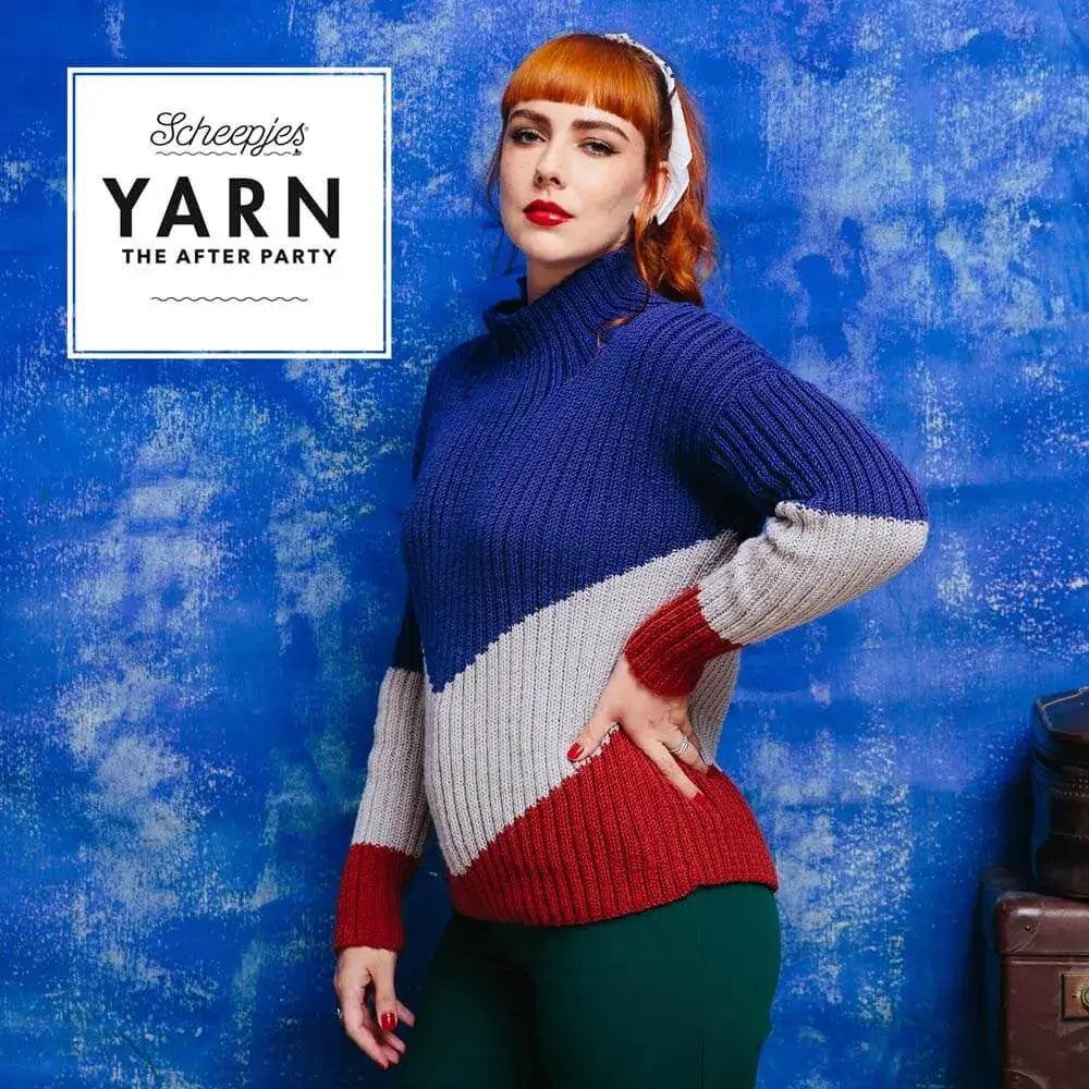 Patrón impreso YARN The After Party nº 130 – Chevron Jumper (Scheepjes) - Detalle 3