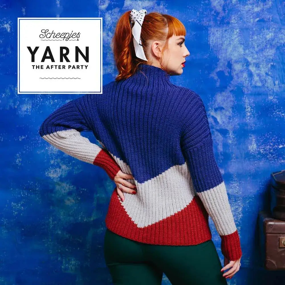 Patrón impreso YARN The After Party nº 130 – Chevron Jumper (Scheepjes) - Detalle 2
