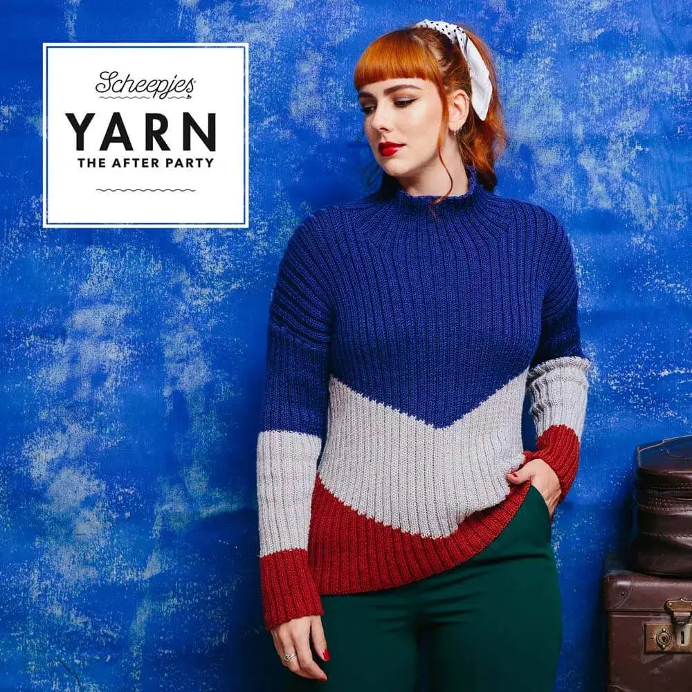 Patrón impreso YARN The After Party nº 130 – Chevron Jumper (Scheepjes) - Detalle 4