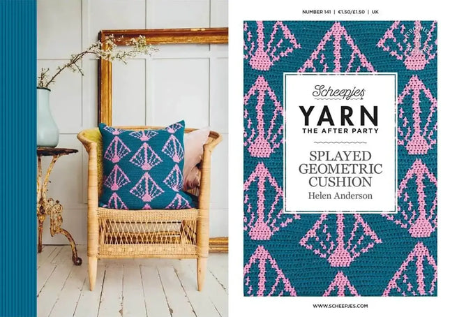 Patrón impreso YARN The After Party nº 141 – Splayed Geometric (Scheepjes) - Portada libreto