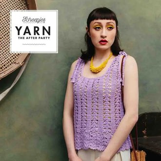 Patrón impreso YARN The After Party nº 150 – Tassel Tie Vest (Scheepjes)- Detalle 1