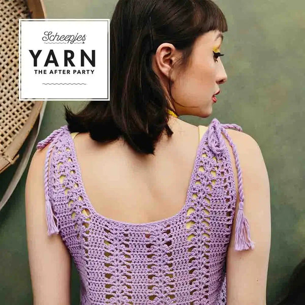 Patrón impreso YARN The After Party nº 150 – Tassel Tie Vest (Scheepjes)- Detalle 2