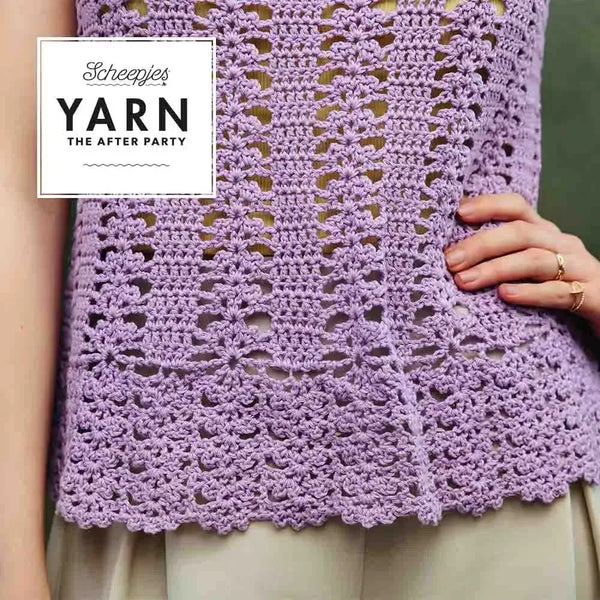 Patrón impreso YARN The After Party nº 150 – Tassel Tie Vest (Scheepjes)- Detalle 4