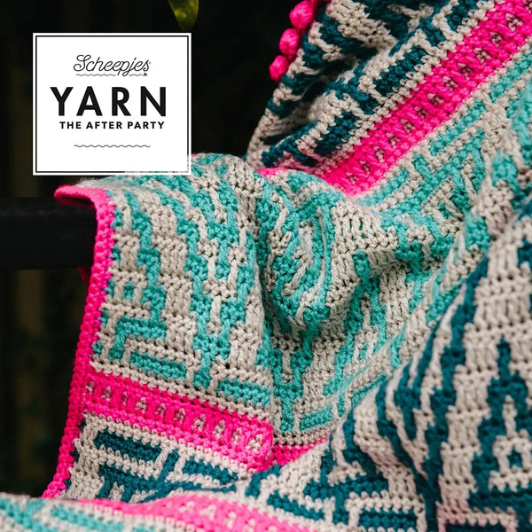 Patrón impreso YARN The After Party nº 154 – Folk Trees Blanket (Scheepjes) - Detalle 2