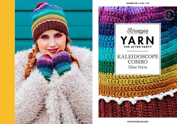 Patrón impreso YARN The After Party nº 156 – Kaleidoscope Combo (Scheepjes) - Portada libreto