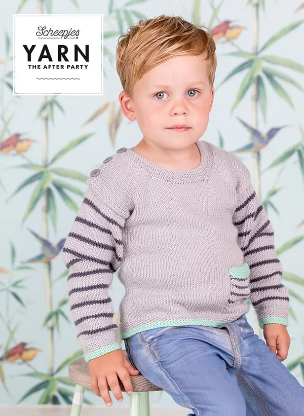 Patrón Impreso YARN The After Party nº 22 – Dino Hunter Sweater (Scheepjes) - Detalle 5